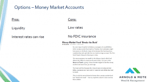 money market accounts pros and cons