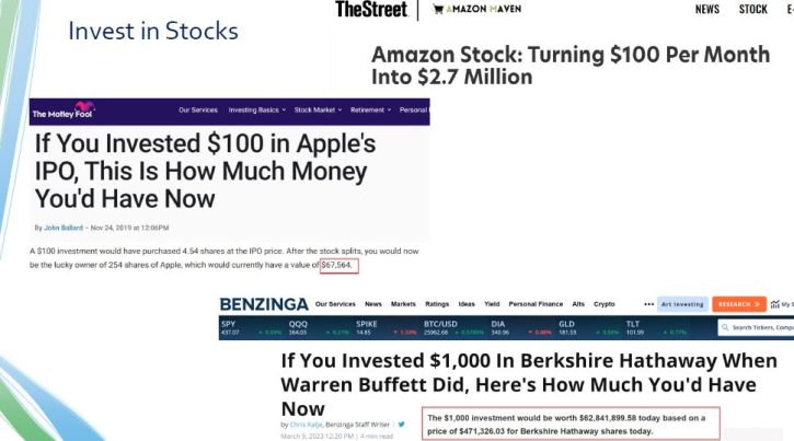 Media hyping stock buying